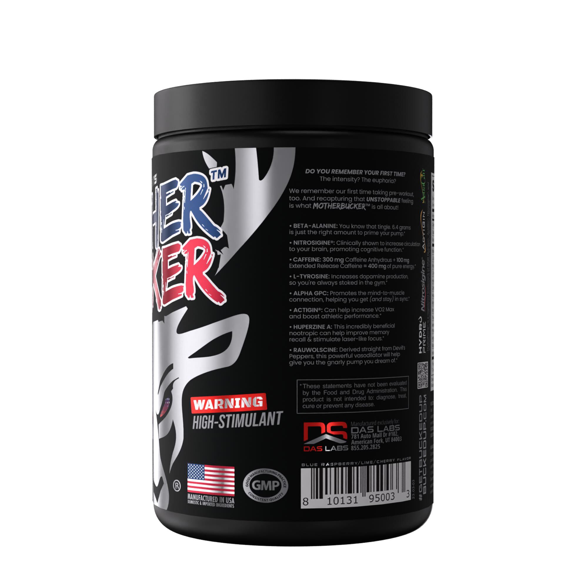 Mother Bucker&trade; Nootropic Pre-Workout - Rocket Pop (20 Servings)